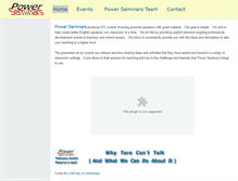Tablet Screenshot of powerseminars.kweto.com